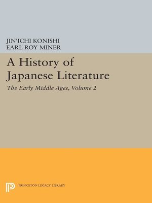 cover image of A History of Japanese Literature, Volume 2